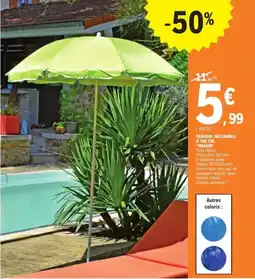 E.Leclerc Parasol inclinable imagin offre