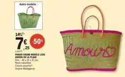 E.Leclerc Panier grand modèle luxe amour ou la plage offre
