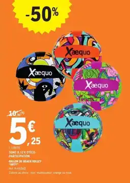 E.Leclerc Ballon de beach volley arty offre