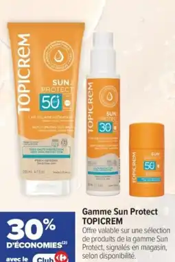 Carrefour Gamme sun protect topicrem offre