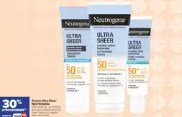 Carrefour Gamme ultra sheer neutrogena offre