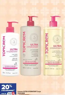 Carrefour Gamme ultra-hydratant corps topicrem offre