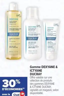 Carrefour Gamme dexyane & ictyane ducray offre