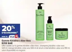 Carrefour Gamme kératine x aloe vera rose baie offre