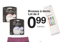 Zeeman Brosses à dents lot de 3 offre