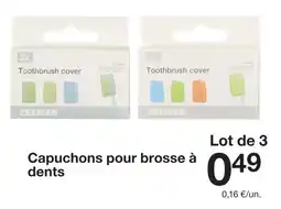 Zeeman Capuchons pour brosse à dents offre