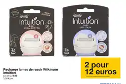 Zeeman Recharge lames de rasoir wilkinson intuition offre