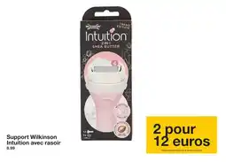Zeeman Support wilkinson intuition avec rasoir offre