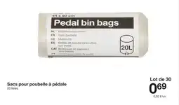 Zeeman Sacs pour poubelle à pédale offre