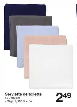 Zeeman Serviette de toilette offre