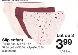 Zeeman Slip enfant offre