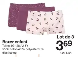 Zeeman Boxer enfant offre