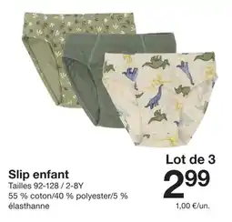 Zeeman Slip enfant offre