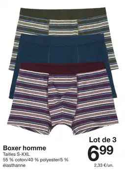 Zeeman Boxer homme offre