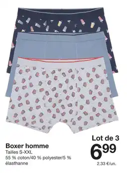 Zeeman Boxer homme offre