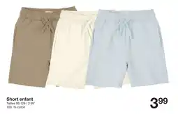 Zeeman Short enfant offre