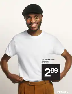 Zeeman Tee-shirt homme offre