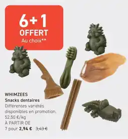 Tom&Co Whimzees snacks dentaires offre