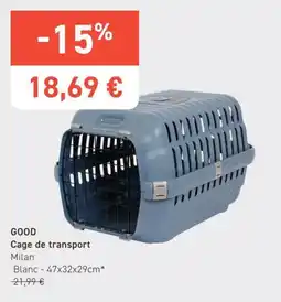 Tom&Co Good cage de transport offre