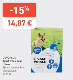 Tom&Co Duvoplus jouet d'eau pour chiens offre