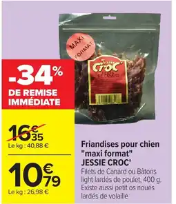 Carrefour Friandises pour chien maxi format jessie croc' offre