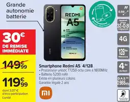 Carrefour Smartphone Redmi A5 4/128 offre