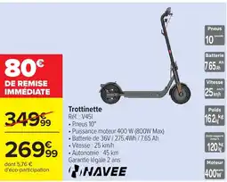 Carrefour Trottinette offre