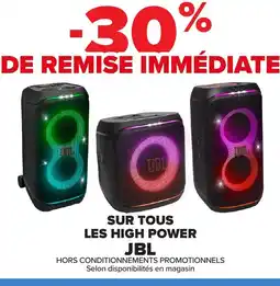 Carrefour SUR TOUS LES HIGH POWER JBL offre
