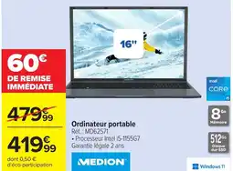 Carrefour Ordinateur portable offre