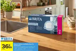 Carrefour Pack 4+2 filtres à eau maxtra pure pro performance offre
