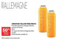 Auchan Smoothie yellow true fruits offre