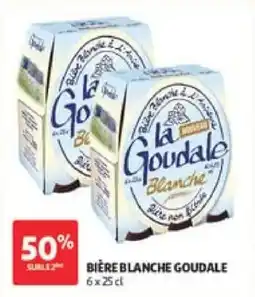 Auchan Biere blanche goudale offre