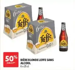 Auchan Bière blonde leffe sans alcool offre