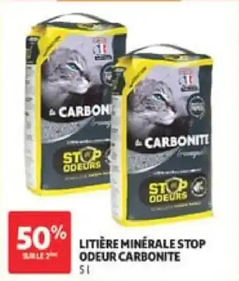 Litière minerale stop odeur carbonite