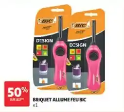 Auchan Briquet allume feu bic offre