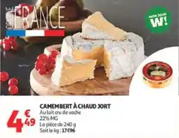 Auchan Camembert à chaud jort offre