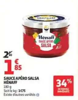 Auchan Sauce apēro salsa hénaff offre