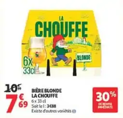 Auchan Biere blonde la chouffe offre