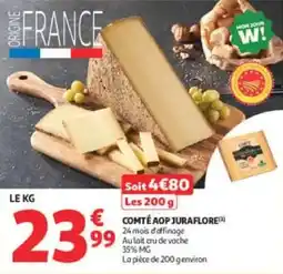 Auchan Comté aop juraflore offre