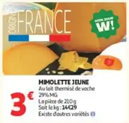 Auchan Mimolette jeune offre