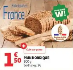 Auchan Pain nordique offre