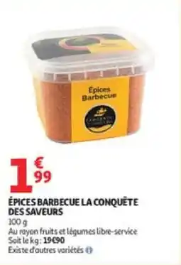 Auchan Épices barbecue la conquête des saveurs offre