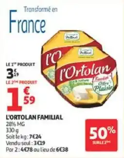 Auchan L'ortolan familial offre
