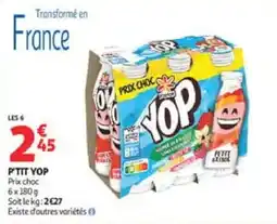 Auchan P'tit yop offre