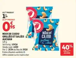 Auchan Noix de cajou grillées et salées auchan offre