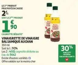 Auchan Vinaigrette de vinaigre balsamique auchan offre