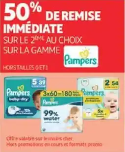 Auchan Pampers offre