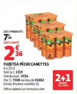 Auchan Fuzetea pêchecanettes offre