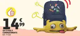 Auchan SAC À DOS 2 COMPARTIMENTS offre