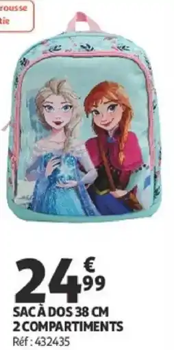Auchan SAC À DOS 2 COMPARTIMENTS offre